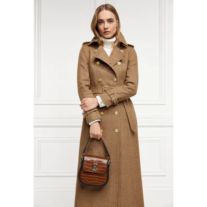 Holland Cooper Chelsea Saddle Bag - Tan Croc-4